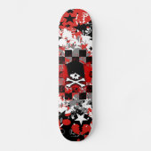 EMO Skull Skateboard Deck (Voorkant)