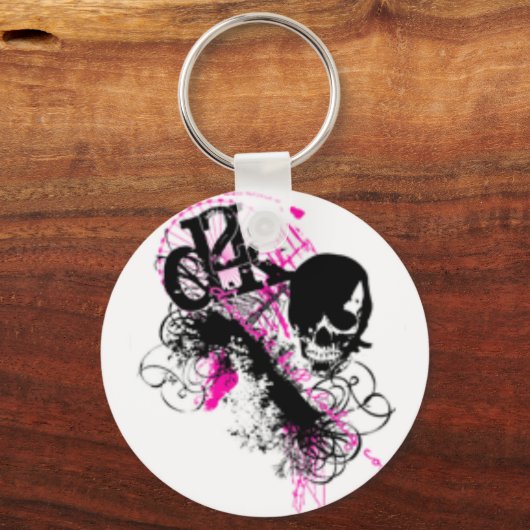 emo_skull sleutelhanger (Voorkant)