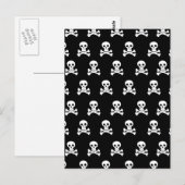 Emo Skulls - Emo Alternative Grunge Rock Punk Briefkaart (Voorkant / Achterkant)