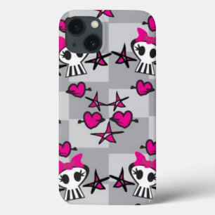 Emo Skulls Pattern Case-Mate iPhone Case