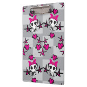 Emo Skulls Pattern Klembord (Links)
