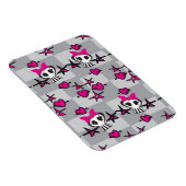 Emo Skulls Pattern Magneet (Rechterzijde)