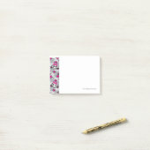 Emo Skulls Pattern Post-it® Notes (Op bureau)