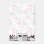 Emo Skulls Pattern Post-it® Notes (Voorkant)