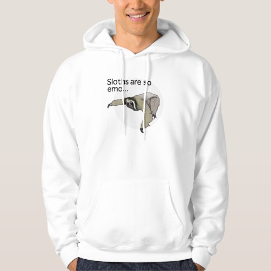 Emo Sloth Sweatshirt (Voorkant)