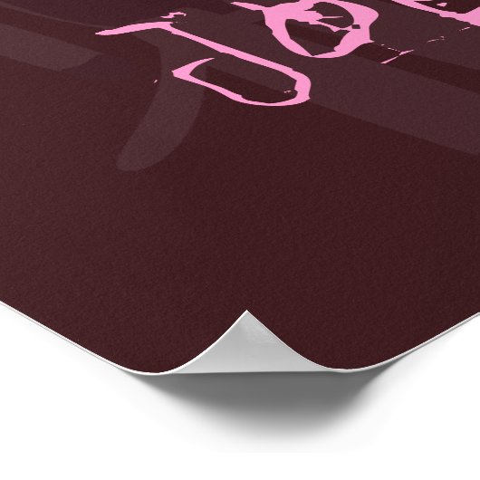 Emo Sock Monkey Character  Poster (Hoek)