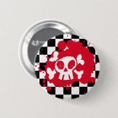 Emo Splatter Ronde Button 5,7 Cm (Voorkant /achterkant)