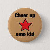 Emo Star Ronde Button 5,7 Cm (Voorkant)