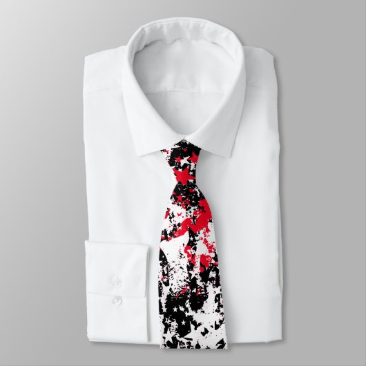 Emo Star Splatter Stropdas (Gebonden)