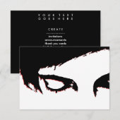 emo-stijl kaart (Voorkant / Achterkant)