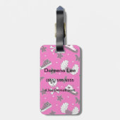 Emo-symbolen Bagagelabel (Achterkant verticaal)