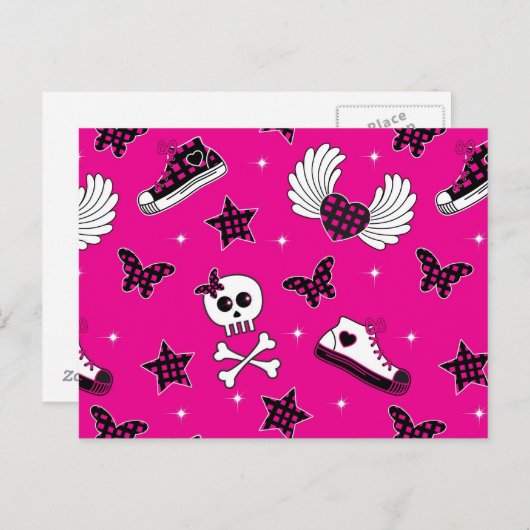 Emo-symbolen Briefkaart (Voorkant / Achterkant)