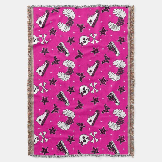 Emo-symbolen Deken (Voorkant Verticaal)