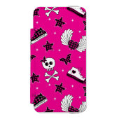 Emo-symbolen Incipio iPhone Portemonnee Hoesje (Voorkant Agenda)