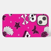 Emo-symbolen iPhone Hoesje (Achterkant horizontaal)