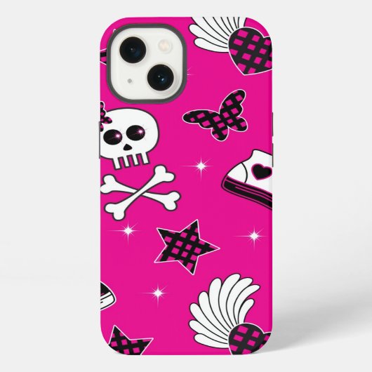 Emo-symbolen iPhone Hoesje (Achterkant)
