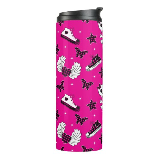 Emo-symbolen Thermosbeker (Gedraaid links)