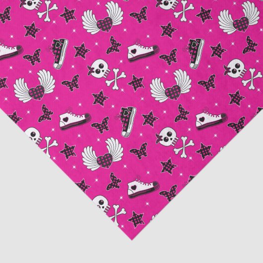 Emo-symbolen Tissuepapier (Detail)