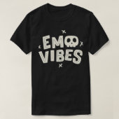 Emo Vibes pasta Gothic Emo Punk kleding met Emo Go T-shirt (Design voorkant)