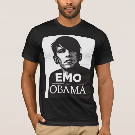 Emo voor Obama T-shirt (Voorkant)