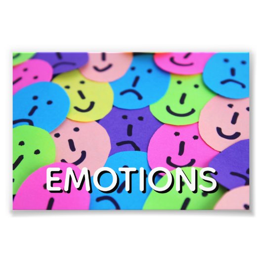 Emociones Foto Afdruk (Voorkant)