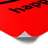 Emocons, Happy, Sad en Verward Poster (Hoek)