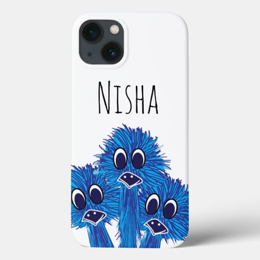 Emoe Struisvogel Vogel Gepersonaliseerd Case-Mate iPhone Case (Achterkant)