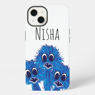 Emoe Struisvogel Vogel Gepersonaliseerd iPhone 13 Hoesje