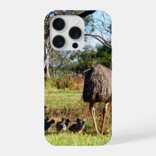 Emoemoederen die kuikens mee uit wandelen nemen, iPhone 15 pro case