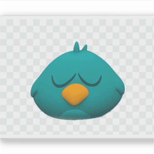 Emogi-stickers Sticker (Voorkant)