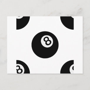 emoji acht ball briefkaart