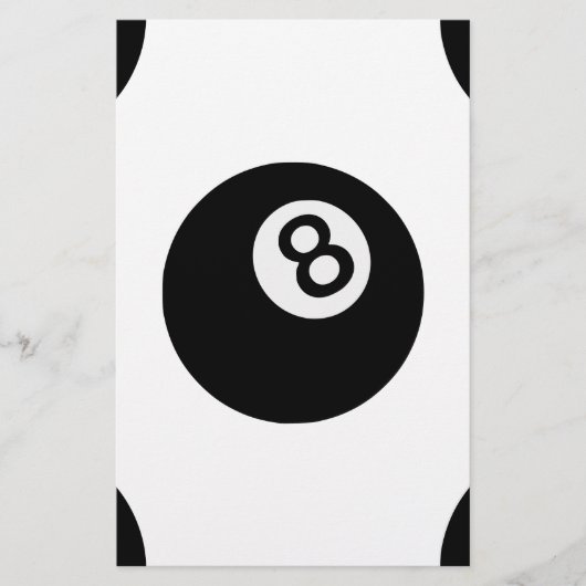 emoji acht ball briefpapier (Voorkant)