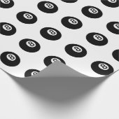 emoji acht ball cadeaupapier (Hoek)