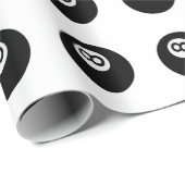 emoji acht ball cadeaupapier (Rol Hoek)