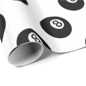 emoji acht ball cadeaupapier (Rol Hoek)