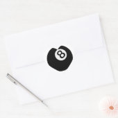 emoji acht ball hart sticker (Envelop)