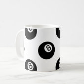 emoji acht ball koffiemok (Voorkant links)