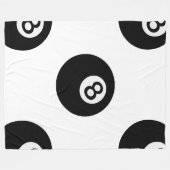 emoji acht kogeldeken fleece deken (Voorkant (Horizontaal))
