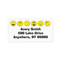 Emoji-Adresetiketten