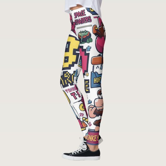 EMOJI-AFDRUK LEGGINGS (Links)