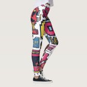 EMOJI-AFDRUK LEGGINGS (Rechts)