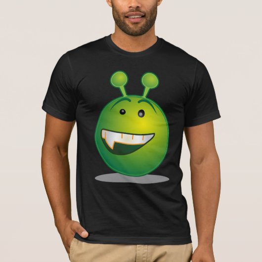 EMOJI ALIEN GRAPPIG TRENDY T-shirt (Voorkant)