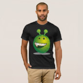 EMOJI ALIEN GRAPPIG TRENDY T-shirt (Voorkant volledig)