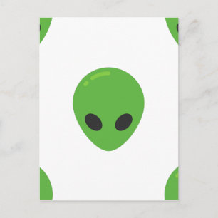 emoji aliens briefkaart