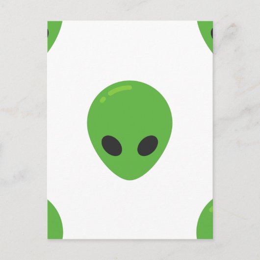 emoji aliens briefkaart (Voorkant)