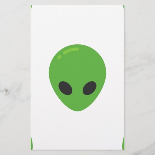 emoji aliens briefpapier (Voorkant)