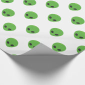 emoji aliens cadeaupapier (Hoek)