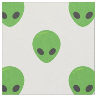 emoji aliens fabric stof