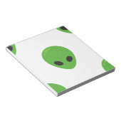emoji aliens notitieblok (Schuin)