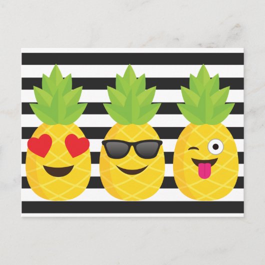emoji anananas briefkaart (Voorkant)